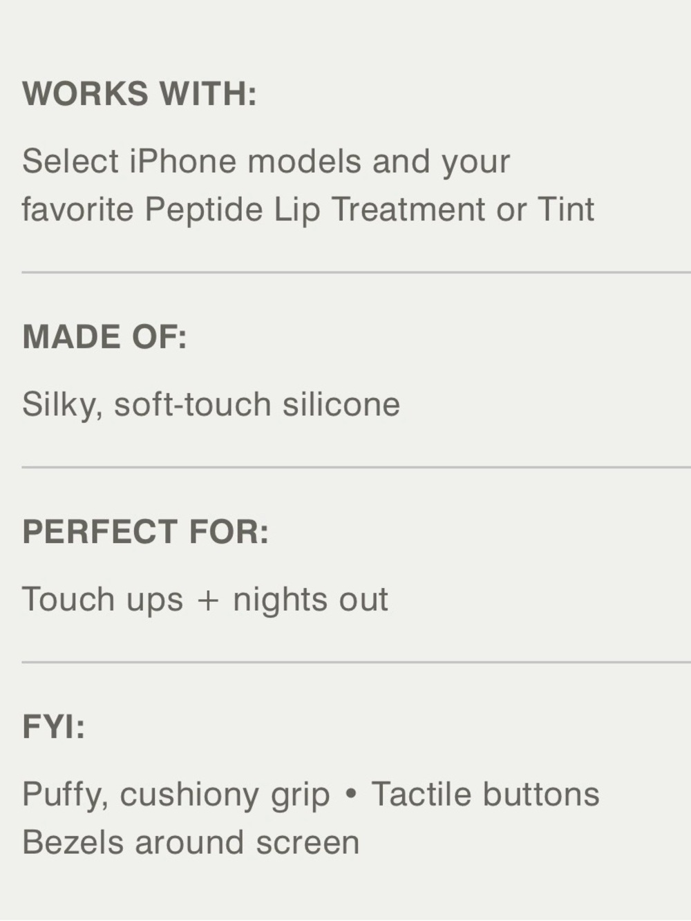 LNIB rhode iPhone 13 Pro Ribbon Peptide Lip Holder Silky Silicone Case - Picture 14 of 14